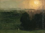 Sunset  Jersey Hills - George Wesley Bellows