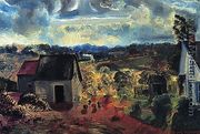 Sunset  Shady Valley Aka Boggs Road - George Wesley Bellows