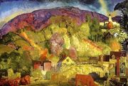 The Village On The Hill - George Wesley Bellows
