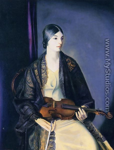 The Violinist Leila Kalman - George Wesley Bellows
