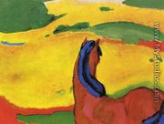 Horse In A Landscape - Franz Marc