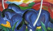 The Large Blue Horses - Franz Marc
