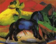 The Little Blue Horse - Franz Marc