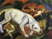 Three Animals (Dog  Fox And Cat) - Franz Marc