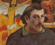 Self Portrait With Yellow Christ - Paul Gauguin