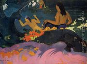 Fatata Te Miti Aka By The Sea - Paul Gauguin