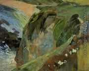 Flutist On The Cliffs - Paul Gauguin