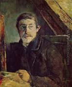 Gauguin At His Easel - Paul Gauguin