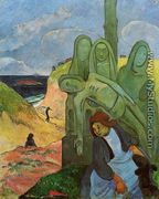 Green Christ Aka Breton Calvary - Paul Gauguin