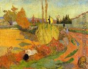 Landscape  Farmhouse In Arles - Paul Gauguin