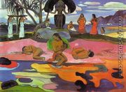 Mahana No Atua Aka Day Of The Gods - Paul Gauguin