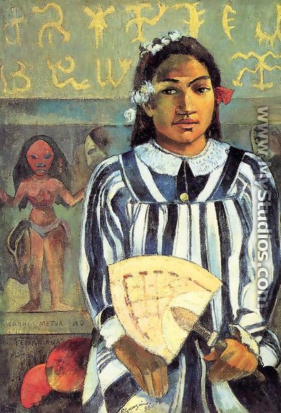 Marahi Metua No Tehamana Aka Tehamana Has Many Ancestors - Paul Gauguin