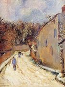 Osny  Rue De Pontoise  Winter - Paul Gauguin