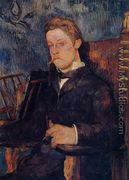 Portrait Of A Seated Man - Paul Gauguin