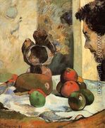 Still Life With Profile Of Laval - Paul Gauguin