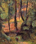 Sunken Path  Wooded Rose - Paul Gauguin
