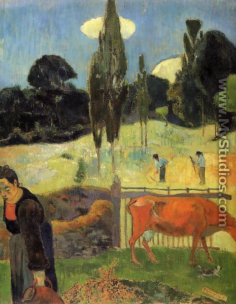 The Red Cow - Paul Gauguin