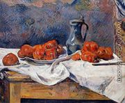 Tomatoes And A Pewter Tankard On A Table - Paul Gauguin