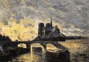 View Of Notre Dame - Frank Myers Boggs