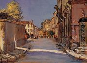 Village Street - Jean-Francois Raffaelli