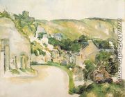 A Turn On The Road At Roche Ruyon - Paul Cezanne