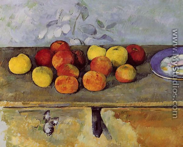 Apples And Biscuits - Paul Cezanne