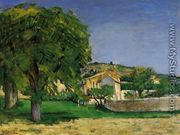 Chestnut Trees And Farmstead Of Jas De Bouffin - Paul Cezanne