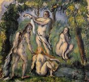 Four Bathers - Paul Cezanne