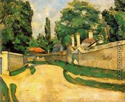 Houses Along A Road - Paul Cezanne