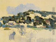 Houses On The Hill - Paul Cezanne