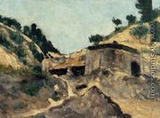 Landscape With Watermill - Paul Cezanne