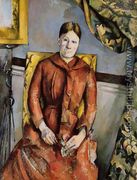 Madame Cezanne In A Yellow Chair - Paul Cezanne