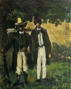 Marion And Valabregue Setting Out For Motif - Paul Cezanne