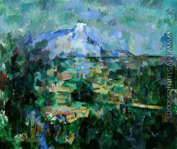 Mont Sainte Victoire Seen From Les Lauves3 - Paul Cezanne