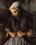 Old Woman With A Rosary - Paul Cezanne