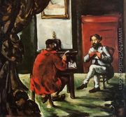 Paul Alexis Reading At Zolas House - Paul Cezanne