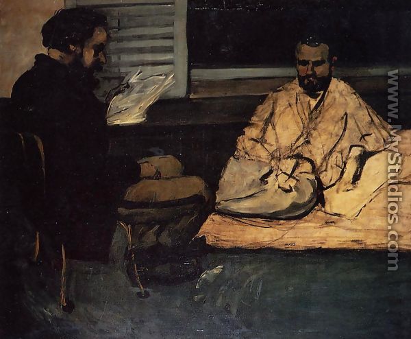 Paul Alexis Reading To Zola - Paul Cezanne