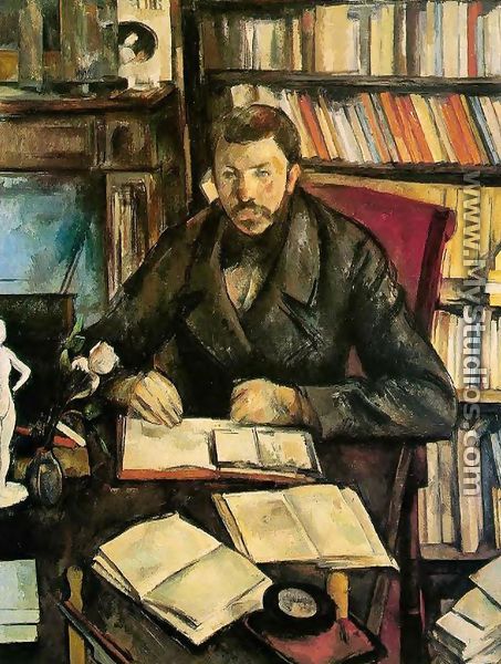 Portrait Of Gustave Geffroy - Paul Cezanne