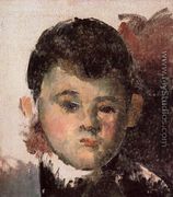 Portrait Of The Artists Son (unfinished) - Paul Cezanne