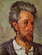 Portrait Of Victor Chocquet - Paul Cezanne