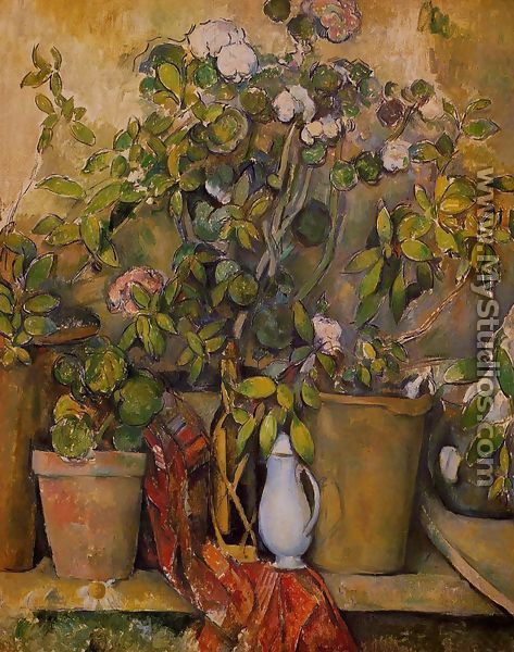 Potted Plants - Paul Cezanne