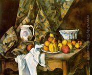 Still Life With Flower Holder - Paul Cezanne