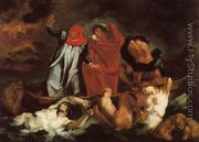 The Barque Of Dante (after Delacroix) - Paul Cezanne