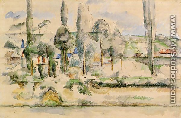 The Chateau De Medan - Paul Cezanne