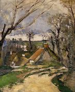 The Cottages Of Auvers - Paul Cezanne