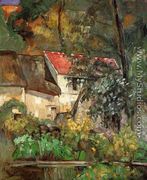 The House Of Pere Lacroix In Auvers - Paul Cezanne