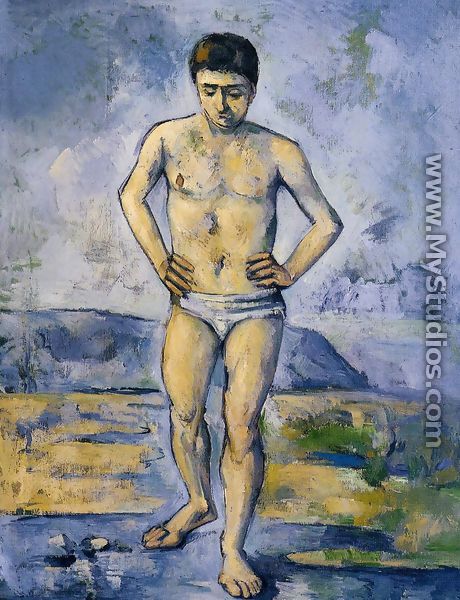 The Large Bather - Paul Cezanne