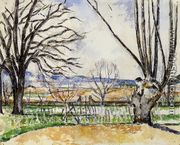The Trees Of Jas De Bouffan In Spring - Paul Cezanne