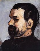 Uncle Dominique In Profile - Paul Cezanne
