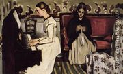 Young Girl At The Piano   Overture To Tannhauser - Paul Cezanne